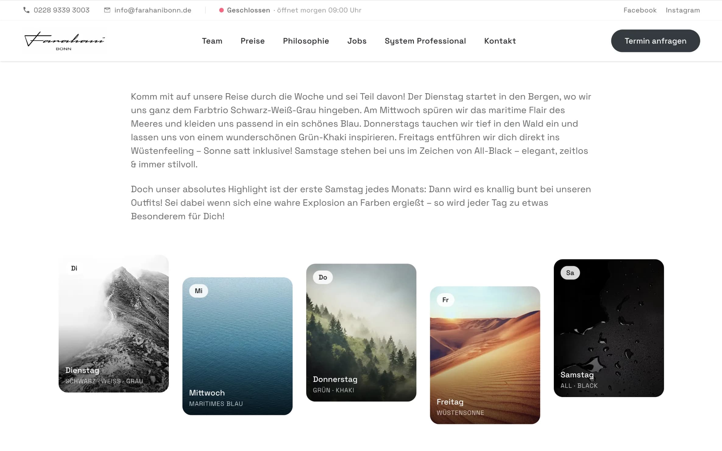 Farahani – Startseite