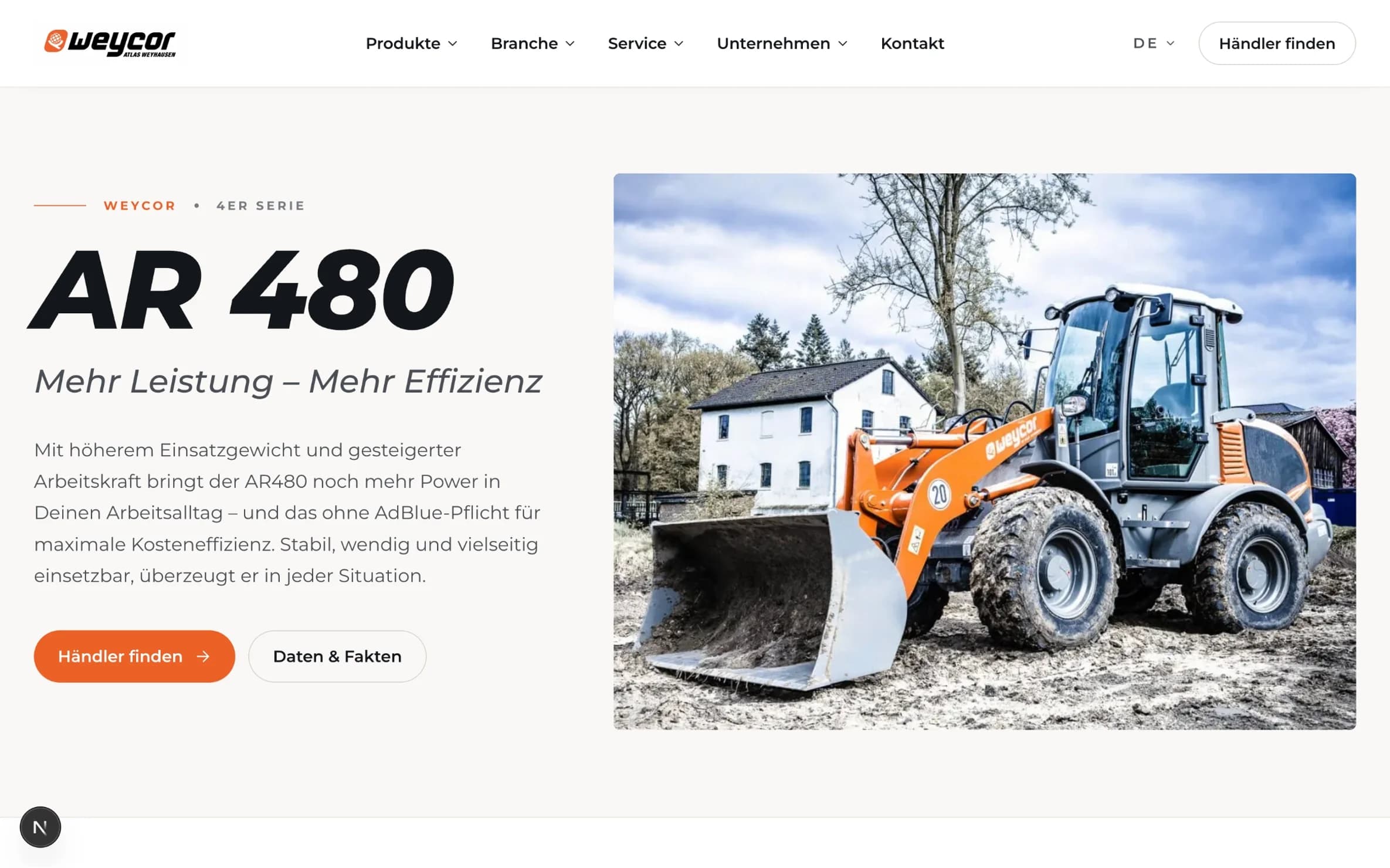 Weycor – Radlader